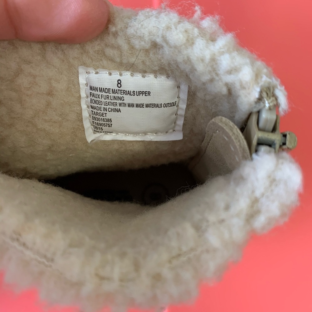 Toddler Girl Snow Boots Size 8 - Picture 2 of 2